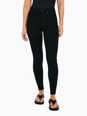 NWT $99 Good American Good Legs Dark Grey Jeans Size 15 Plus